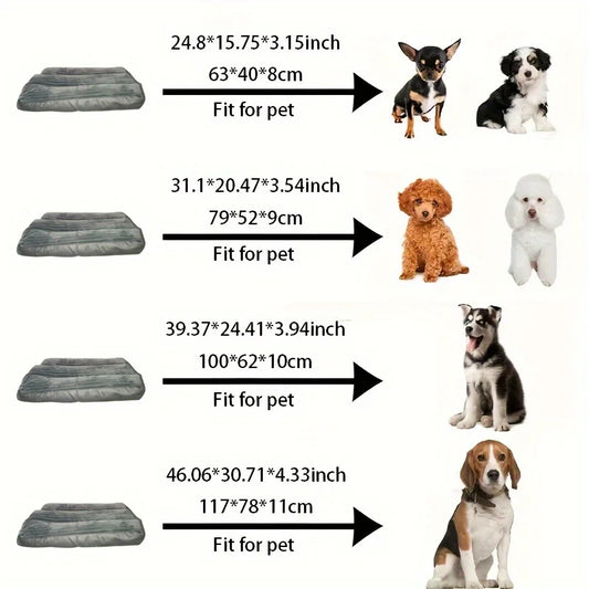 Warm Corduroy Dog Bed
