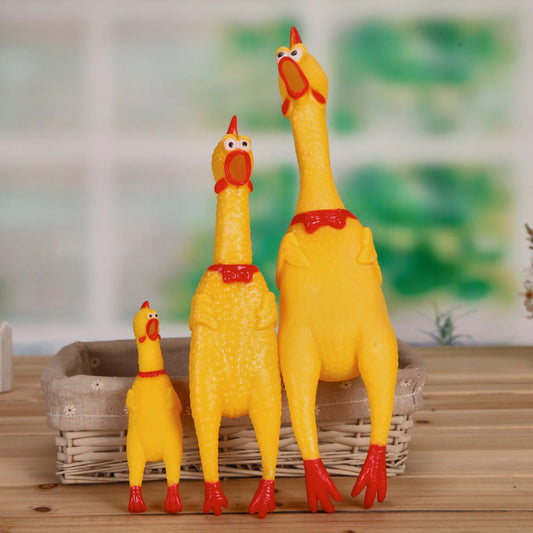 Screaming Chicken Pet Toy