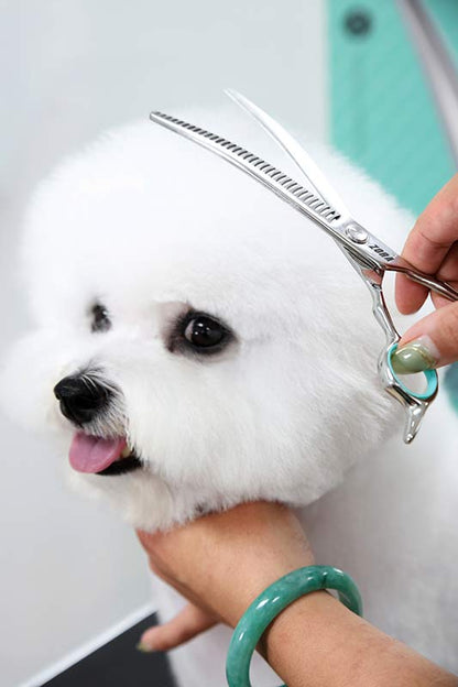Zora Pet Grooming Curved Blender Shear