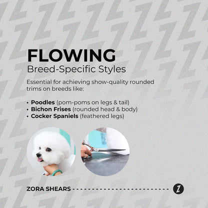 Zora Pet Grooming Curved Shear