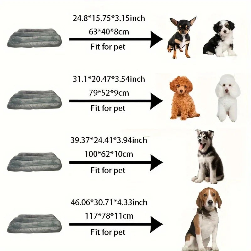 Warm Corduroy Dog Bed