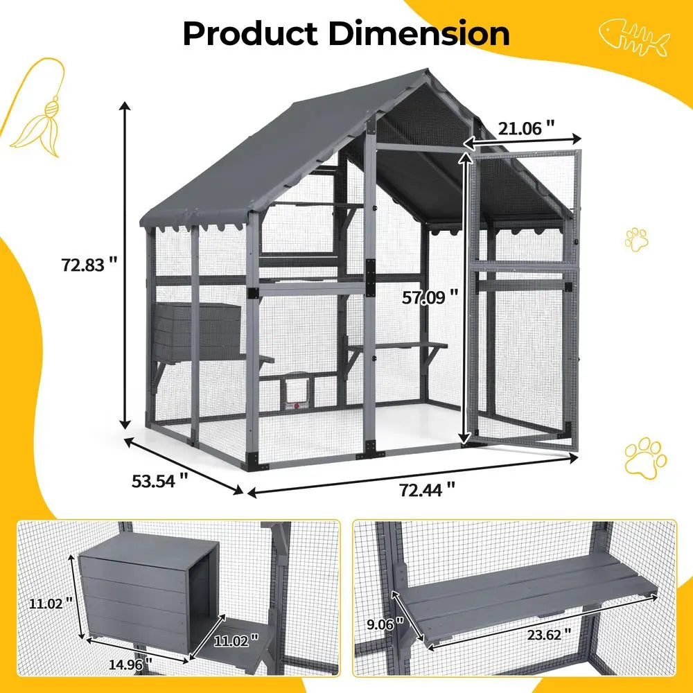 Large Cat Enclosure