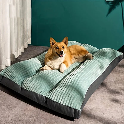 Warm Corduroy Dog Bed
